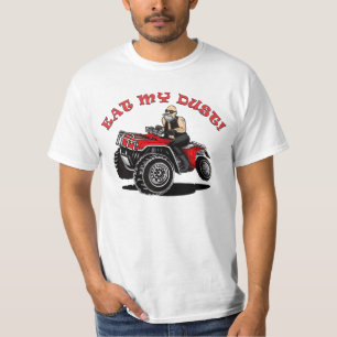 eet mijn stof, oud man op 4 shirt met rug