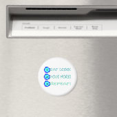 Eet minder, beweeg meer, herhaal! magneet (Insitu (Vaatwasser))