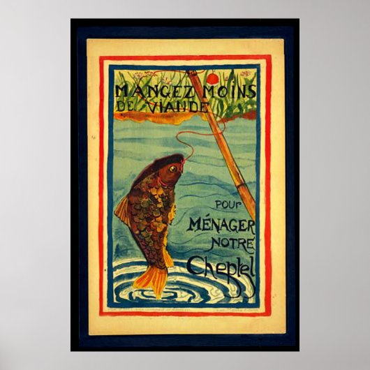 Eet minder vlees om ons vee-Poster te redden Poster (Voorkant)