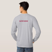 Eet om notaristisch te leven t-shirt (Achterkant volledig)