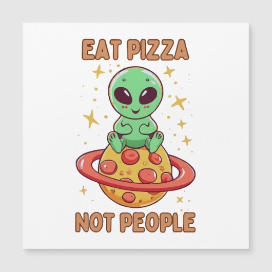 Eet pizza niet mensen (Voorkant)