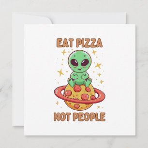 Eet pizza niet mensen kaart