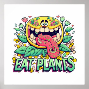 Eet Planten Poster