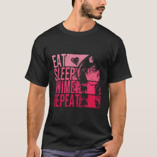 Eet Slaap Anime Repea Anime T-shirt