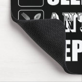 Eet. Slaap. Antieke. Herhaal Muismat (Hoek)