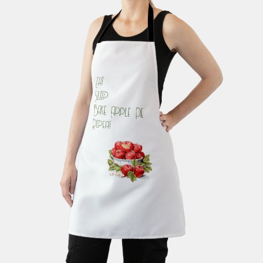 Eet, slaap, bak appeltaart, herhaal schort (Insitu)
