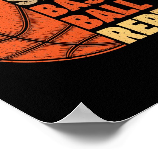 Eet Slaap Basketbal Herhaal voor Speler Fu Poster (Hoek)