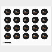 Eet. Slaap. Basketball. Herhalen. t Fun quote hoop Ronde Sticker (Vel)