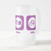 Eet. Slaap. Bike. Mok (Voorkant rechts)