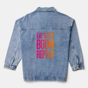 Eet Slaap Boom Herhalen - Festival T-shirt Denim Jacket