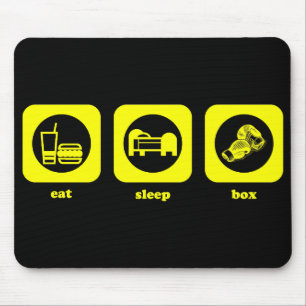 Eet. Slaap. Bus. Mousepad Muismat
