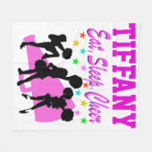 EET SLAAP CHEER GEPERSONALISEERDE FLEECE DEKEN (Voorkant (Horizontaal))