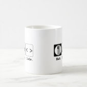 eet slaap code magische mok (Center)