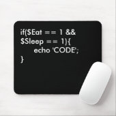 Eet. Slaap. Code Muismat (Met muis)