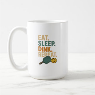 Eet. Slaap. Dink. Herhaal. Koffiemok