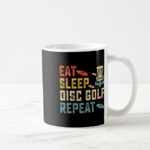 Eet Slaap Disc Golf Herhaal Koffiemok