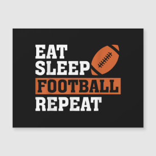 Eet slaap Football Herhaal Geweldige liefde Footba