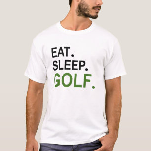 Eet. Slaap. Golf. T-shirt