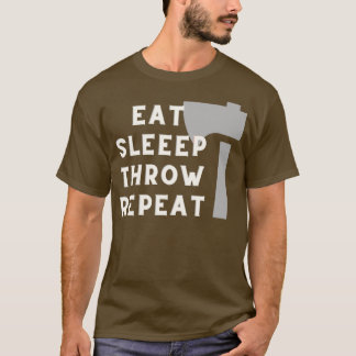 Eet slaap goot herhaling t-shirt