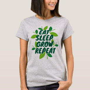 Eet Slaap Groei Herhaal Homesteader T-shirt