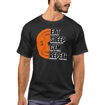 Eet Slaap Gym Herhaal Workout Shirt | Fitness T-sh