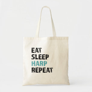 Eet, Slaap, Harp, Herhaal Tote Bag