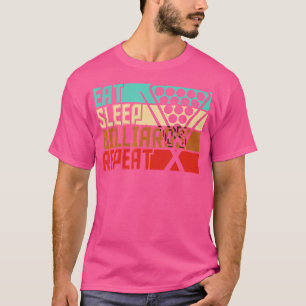 Eet Slaap Herhaal Biljart T-shirt