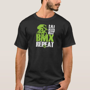 Eet Slaap Herhaal Motorcross Land Fietser T-shirt
