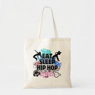 Eet Slaap Hiphop.w Tote Bag