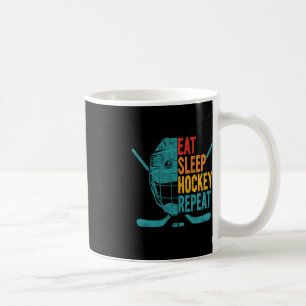 Eet Slaap Hockey Herhaal Hockey Leuk IJshockey Koffiemok