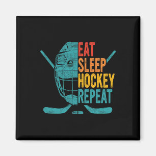 Eet Slaap Hockey Herhaal Hockey Leuk IJshockey Magneet