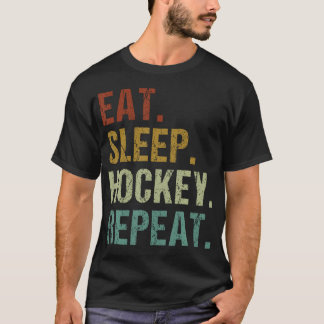 Eet Slaap Hockey Herhaal Ijs T-shirt