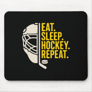 Eet Slaap Hockey Herhaal Voor Hockeyspelers Fans S Muismat