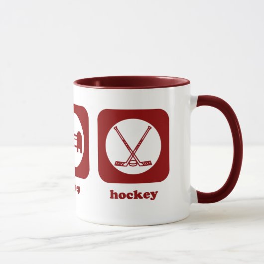Eet. Slaap. Hockey. Mok (Rechts)