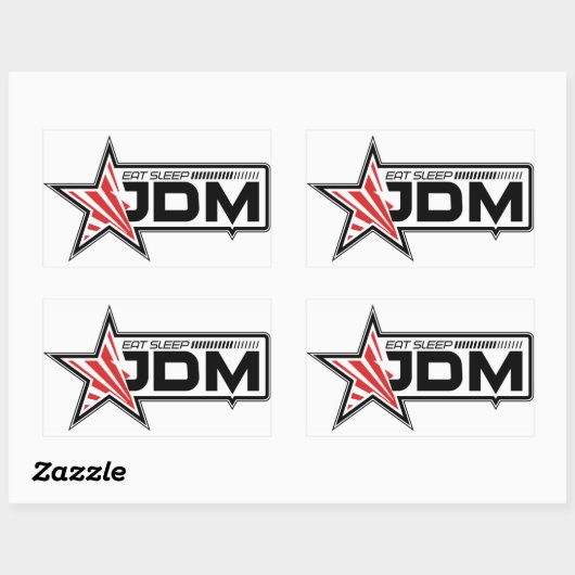 Eet, Slaap, JDM Sticker (Vel)