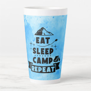 Eet, Slaap, Kamp, Herhaal Latte Mok