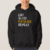 eet slaap karaoke repeke hoodie (Voorkant)