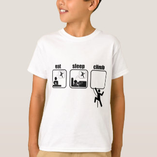 Eet. Slaap. klim T-shirt