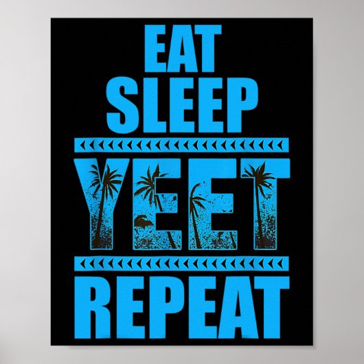 Eet slaap, maar herhaal  poster (Voorkant)