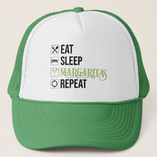 Eet Slaap Margaritas Herhaal Trucker Pet