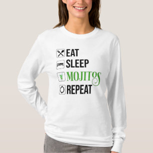 Eet Slaap Mojito's Herhaal T-shirt