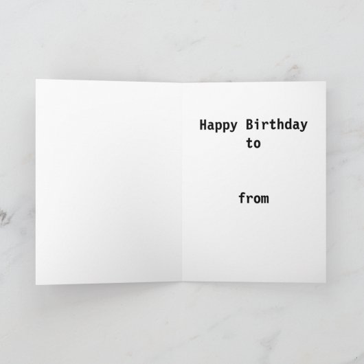 Eet, slaap, opdruk, herhaal verjaardagskaart 2 kaart (Binnen)