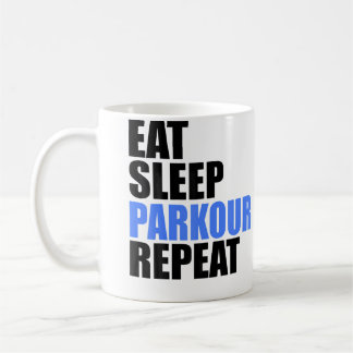 Eet Slaap Parkour Herhaal Koffiemok