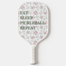 Eet Slaap Pickleball Herhaal Bloem