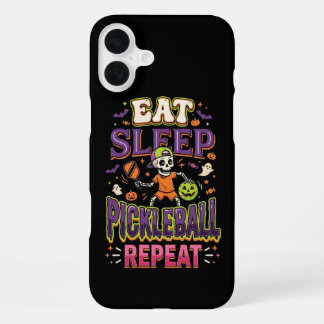 Eet Slaap Pickleball Herhaal Pickleball iPhone 16 Plus Hoesje