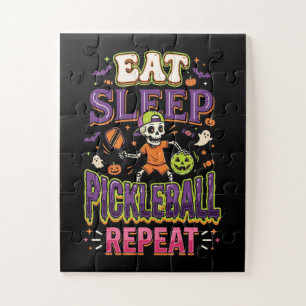 Eet Slaap Pickleball Herhaal Pickleball Legpuzzel