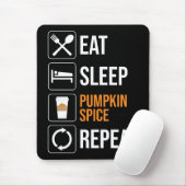 Eet. Slaap. Pompoen Spice. Herhaal Muismat (Met muis)