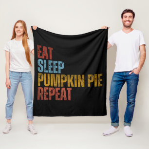 EET SLAAP POMPOENTAART HERHAAL FLEECE DEKEN