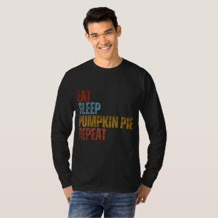 EET SLAAP POMPOENTAART HERHAAL T-SHIRT