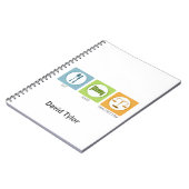 Eet slaap, praktijkrecht notitieboek (Linkerzijde)